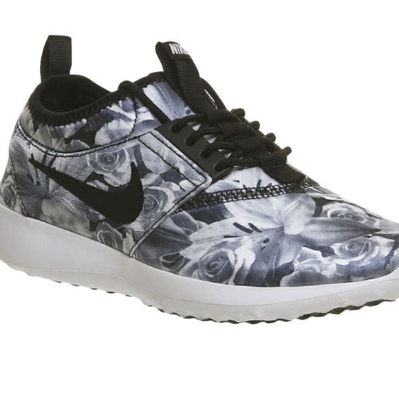Nike Women’s Black/Grey Flowers Sneaker 8M - Picture 8 of 8